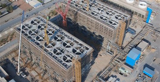 پیشرفت چشمگیر پروژه برج های خنك كننده هیبریدی پالایشگاه جنوبی؛ گامی مؤثر در صرفه‌جویی منابع آبی