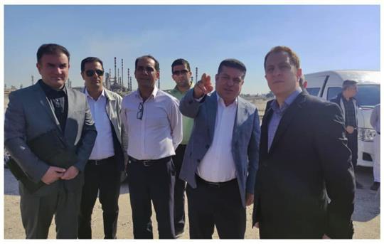 رئیس اداره بازرسی و پاسخگویی به شكایات شركت ملی پالایش و پخش از پالایشگاه نفت بندرعباس بازدید كرد